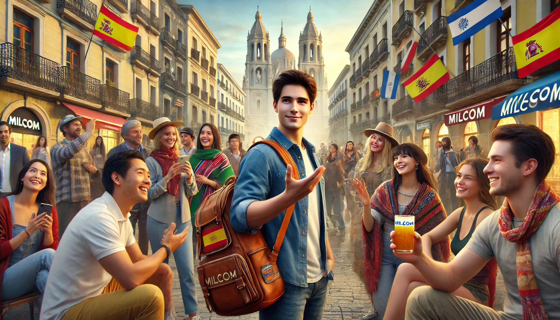 Confident traveller after learning Spanish